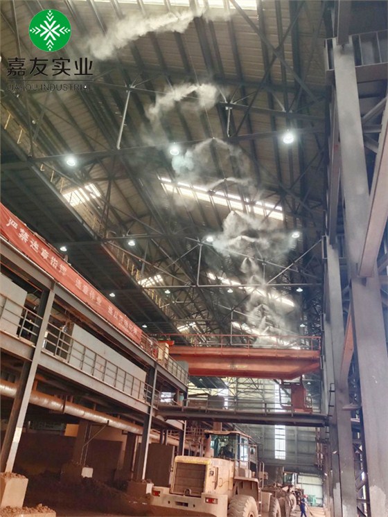 鐵礦泥沙料棚噴霧降塵4