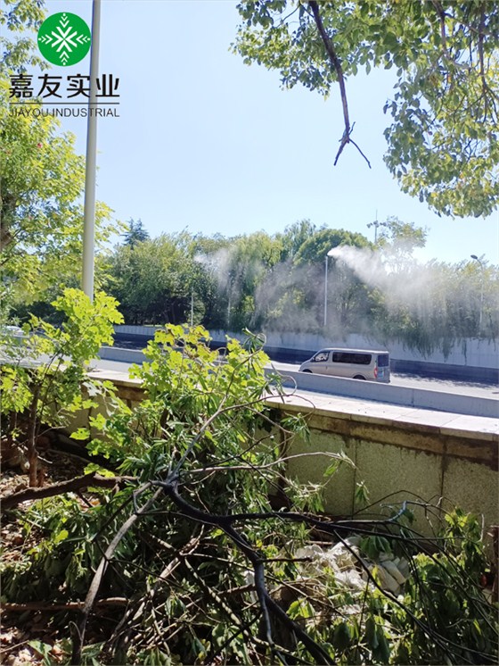道路霧樁噴霧降塵 (1)