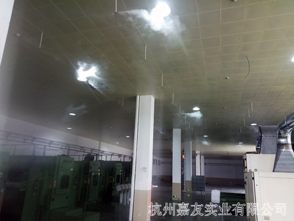 航民無(wú)紡布車(chē)間加濕