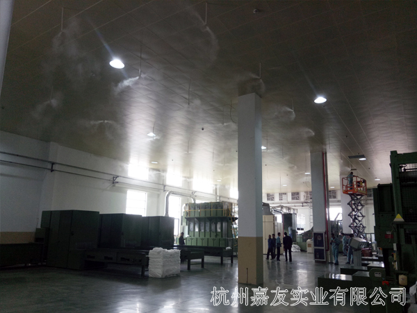 航民無(wú)紡布車(chē)間加濕2