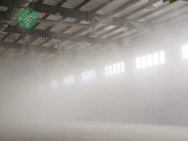 中科博聯(lián)有機固廢資源再生儲料棚噴霧降塵除臭9