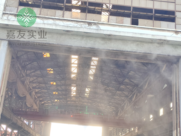 杭州嘉友攜手寶洧環(huán)?？浦贫鋵?shí)舶修造廠霧簾降塵方案