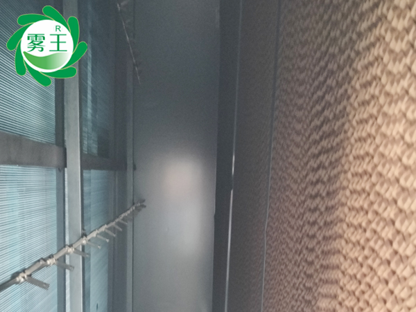 高壓微霧加濕器助力義烏一酒店空調(diào)機(jī)組加濕、提效、降耗
