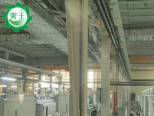 高壓微霧加濕器助力合肥一汽車紡織車間告別干燥，提質(zhì)增產(chǎn)