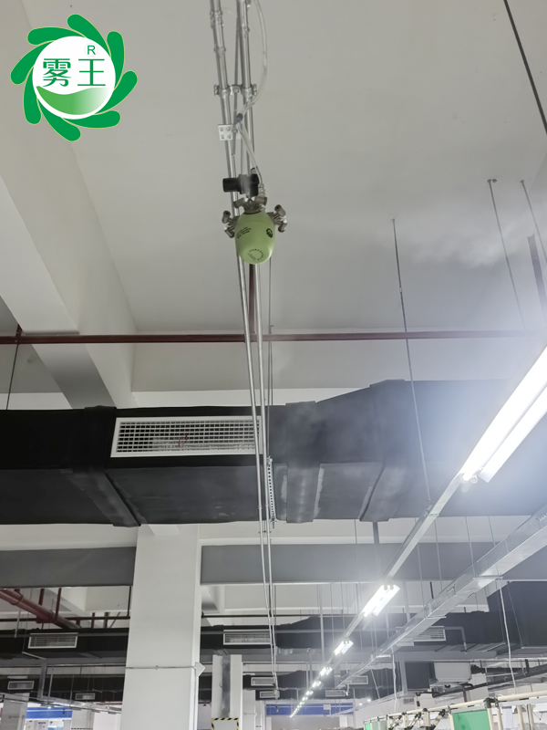 打印機(jī)生產(chǎn)車(chē)間、粉盒生產(chǎn)車(chē)間及灌粉車(chē)間干霧加濕器 (3)